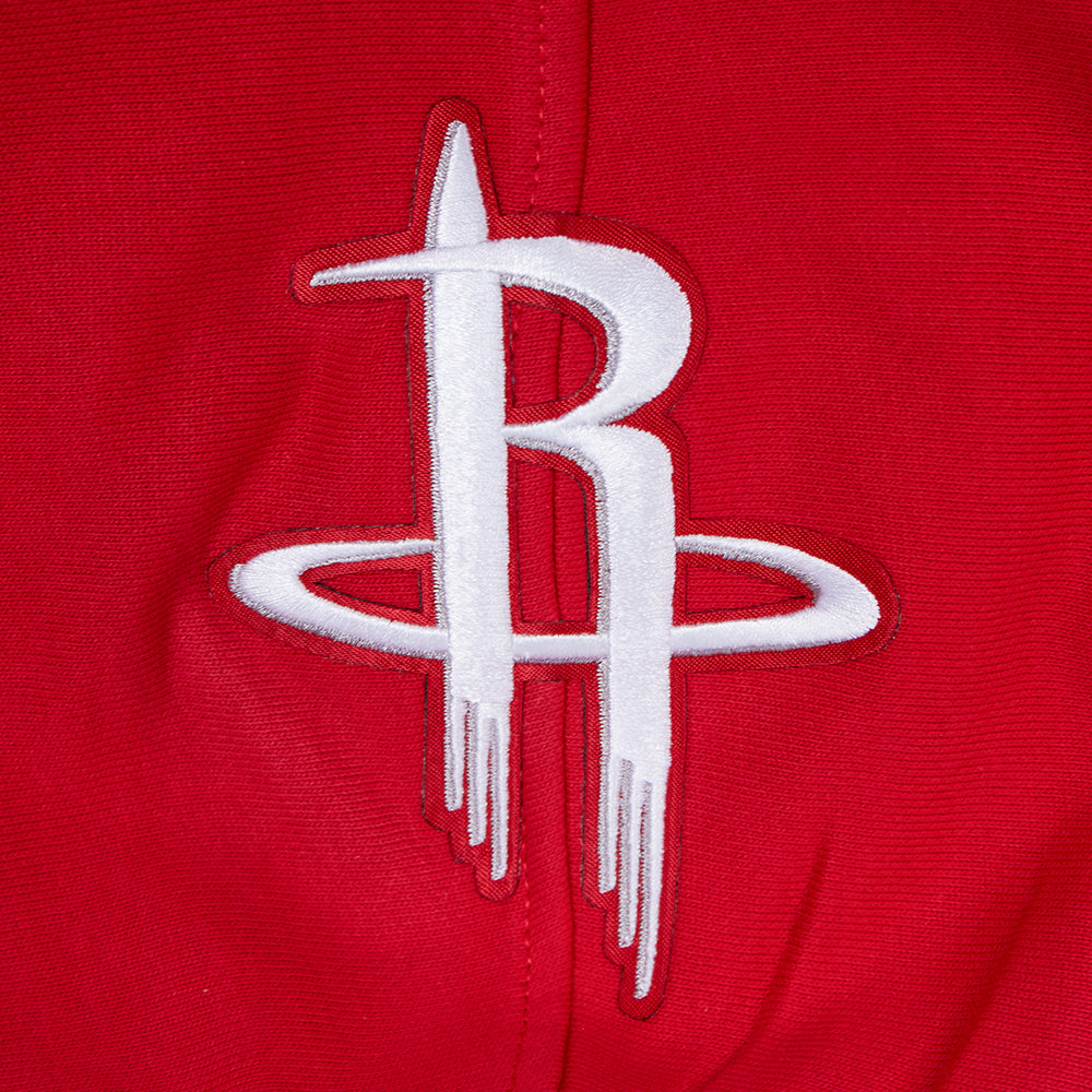 NBA HOUSTON ROCKETS CITY ARCH MEN'S FLC PO HOODIE (RED)
