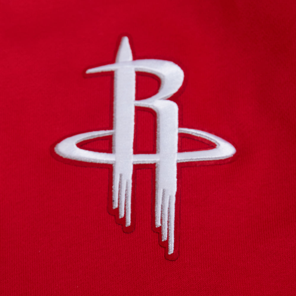 NBA HOUSTON ROCKETS CITY ARCH MEN'S FLC PO HOODIE (RED)
