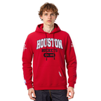 NBA HOUSTON ROCKETS CITY ARCH MEN'S FLC PO HOODIE (RED)