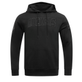 NBA HOUSTON ROCKETS TRIPLE BLACK CHANDAIL À CAPUCHON EN MAILLE DOUBLE POUR HOMME (TRIPLE NOIR HOMME)