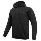 NBA HOUSTON ROCKETS TRIPLE BLACK CHANDAIL À CAPUCHON EN MAILLE DOUBLE POUR HOMME (TRIPLE NOIR HOMME)