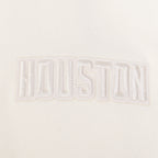 NBA HOUSTON ROCKETS NEUTRAL MEN'S DROP SHOULDER FLC CREWNECK (EGGSHELL)