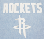 NBA HOUSTON ROCKETS VARSITY BLUES MEN'S DENIM VARSITY JACKET (DENIM/LINEN)