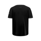 NBA HOUSTON ROCKETS TRIPLE BLACK BIG BOY'S SS STRIPED RIB TEE (JET BLACK)