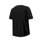 NBA HOUSTON ROCKETS TRIPLE BLACK BIG BOY'S SS STRIPED RIB TEE (JET BLACK)