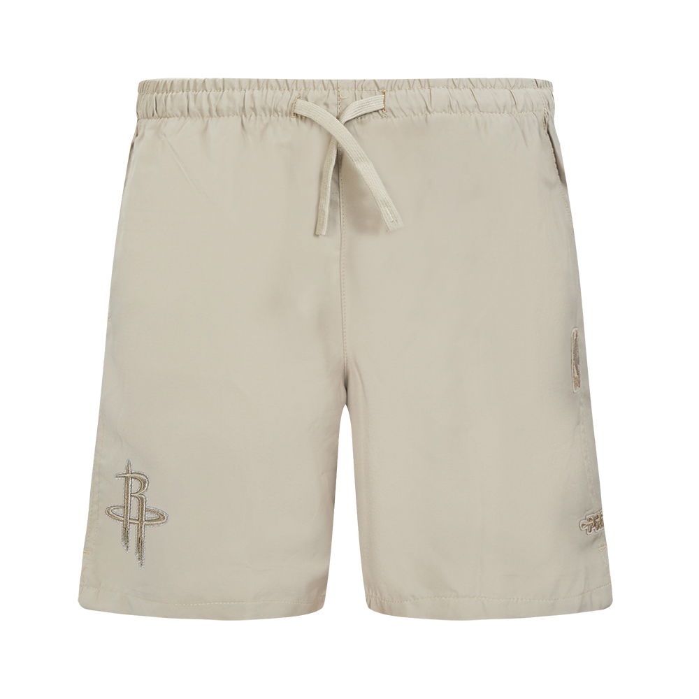 NBA HOUSTON ROCKETS NEUTRAL SHORT TISSÉ POUR GARÇON JUNIOR (TAUPE)