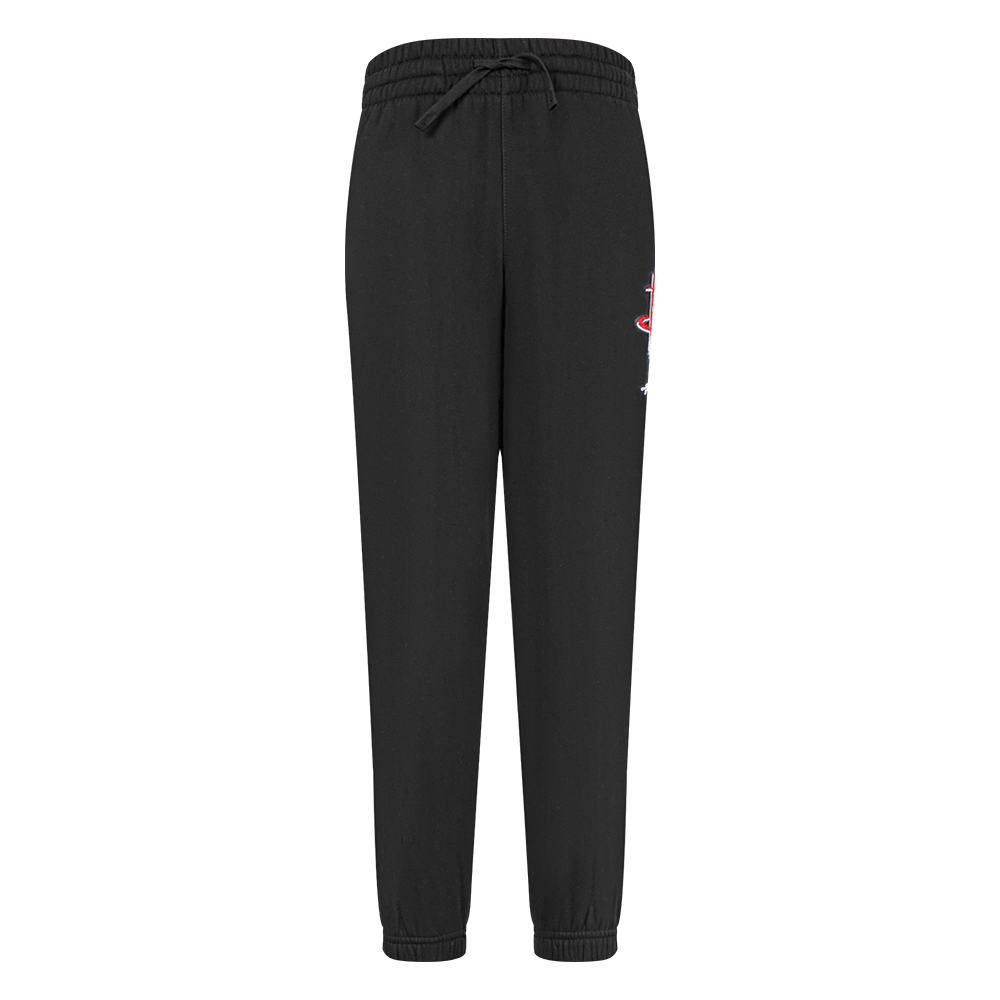 NBA HOUSTON ROCKETS CLASSIC BIG BOYS FLEECE SWEATPANT (BLACK)