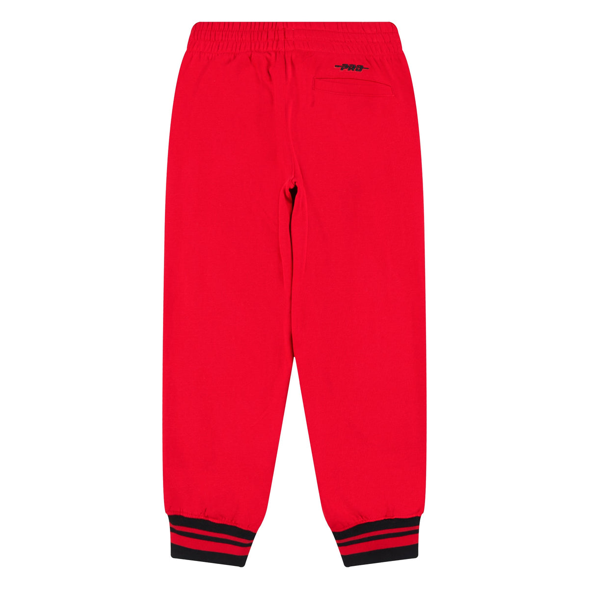 NBA HOUSTON ROCKETS RETRO CLASSIC PANTALON OUATÉ EN MOLLETON CÔTELÉ POUR GARÇON JUNIOR (ROUGE/NOIR)