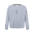 NBA HOUSTON ROCKETS NEUTRAL BIG BOY'S FLC CREWNECK (DARK HEATHER GRAY)