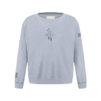 NBA HOUSTON ROCKETS NEUTRAL BIG BOY'S FLC CREWNECK (DARK HEATHER GRAY)