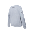 NBA HOUSTON ROCKETS NEUTRAL BIG BOY'S FLC CREWNECK (DARK HEATHER GRAY)