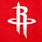 NBA HOUSTON ROCKETS RETRO CLASSIC BLOUSON COLLÉGIAL EN LAINE À BORDS CÔTELÉS POUR GARÇON JUNIOR (ROUGE/NOIR)
