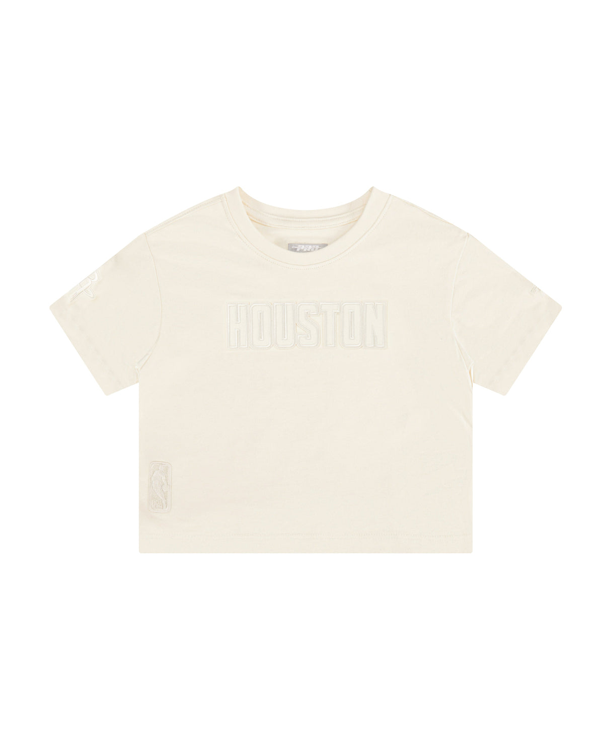 NBA HOUSTON ROCKETS NEUTRAL T-SHIRT À COUPE CARRÉE À MANCHES COURTES POUR FILLE JUNIOR (COQUILLE D'ŒUF)