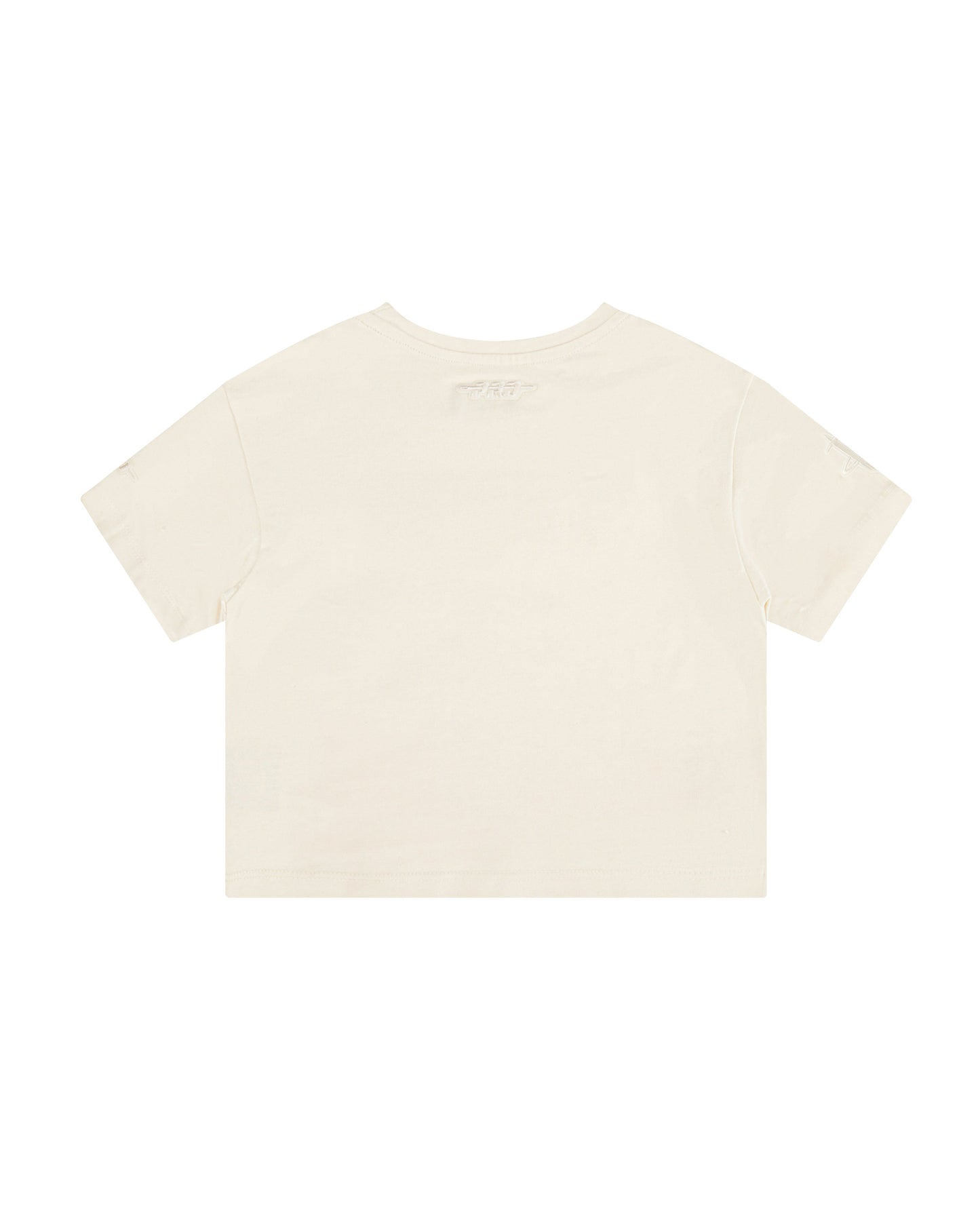 NBA HOUSTON ROCKETS NEUTRAL BIG GIRLS SHORT SLEEVE BOXY TEE (EGGSHELL)