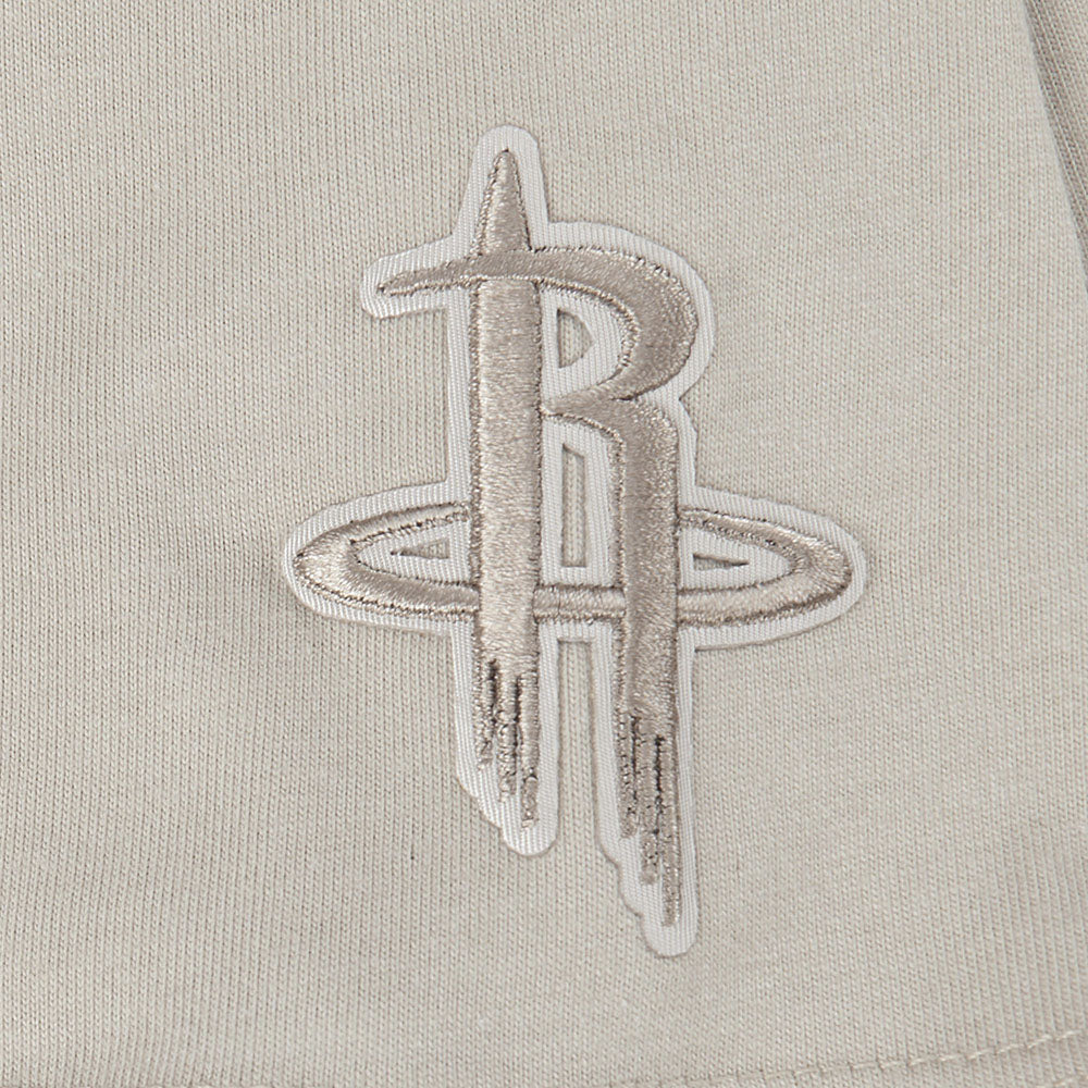 NBA HOUSTON ROCKETS NEUTRAL BIG GIRL'S SS BOXY TEE (TAUPE)