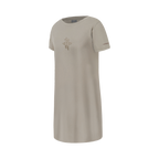 NBA HOUSTON ROCKETS NEUTRAL BIG GIRL'S TEE DRESS (TAUPE)