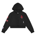 NBA HOUSTON ROCKETS CLASSIC BIG GIRL'S FLC FZ HOODIE (BLACK)