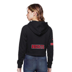 NBA HOUSTON ROCKETS CLASSIC BIG GIRL'S FLC FZ HOODIE (BLACK)