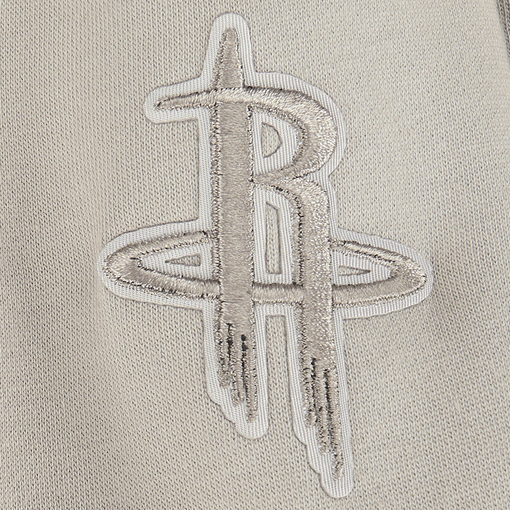 NBA HOUSTON ROCKETS NEUTRAL CHANDAIL À COL ROND EN MOLLETON POUR FILLE JUNIOR (TAUPE)