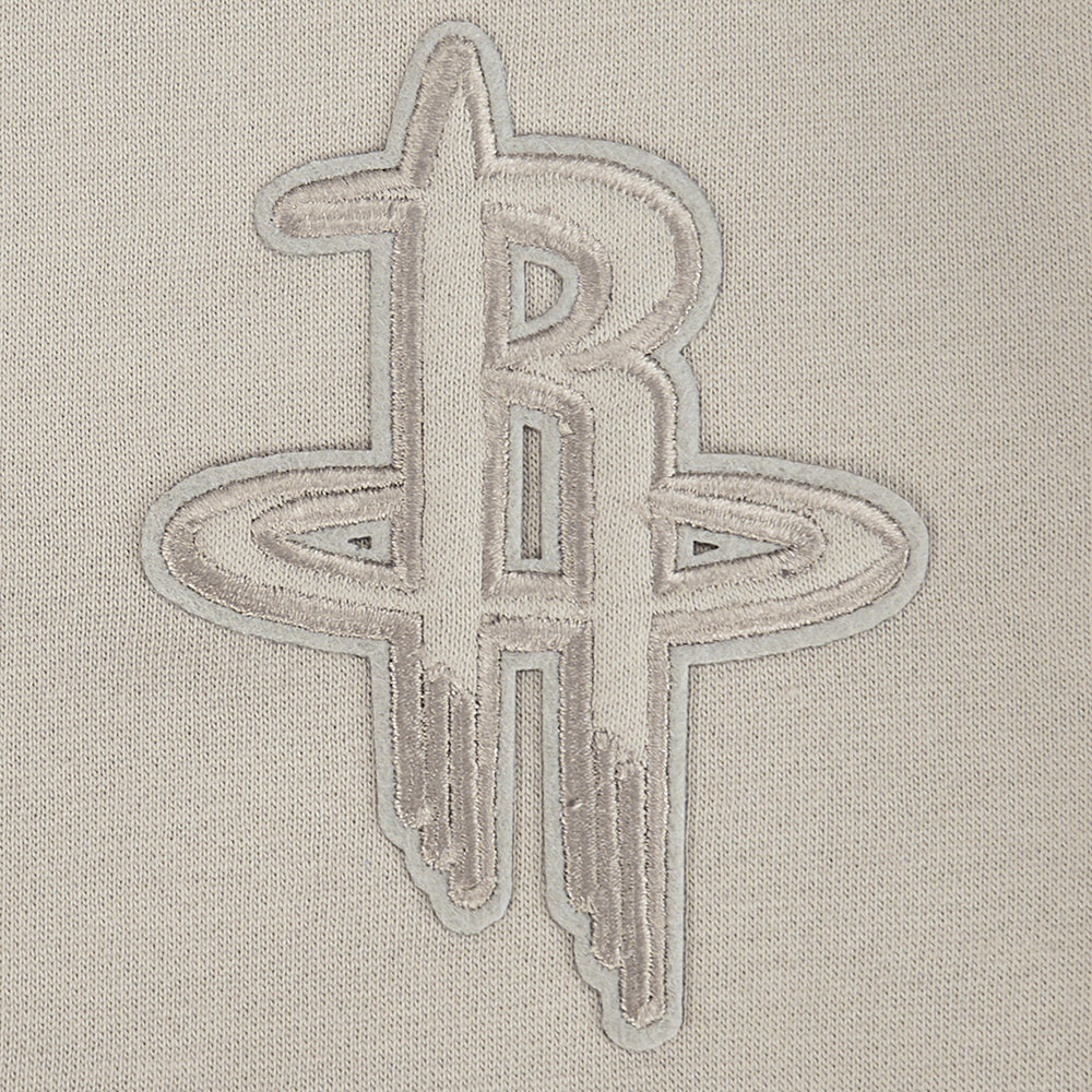 NBA HOUSTON ROCKETS NEUTRAL CHANDAIL À COL ROND EN MOLLETON POUR FILLE JUNIOR (TAUPE)