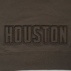 NBA HOUSTON ROCKETS NEUTRAL CHANDAIL À CAPUCHON EN MOLLETON POUR FILLE JUNIOR (TAUPE FONCÉ)