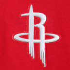 NBA HOUSTON ROCKETS RETRO CLASSIC CHANDAIL À COL ROND EN MOLLETON CÔTELÉ POUR FILLE JUNIOR (ROUGE/NOIR)