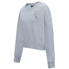 NBA HOUSTON ROCKETS NEUTRAL CHANDAIL À COL ROND POUR FEMME (GRIS CHINÉ FONCÉ)