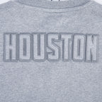 NBA HOUSTON ROCKETS NEUTRAL CHANDAIL À COL ROND POUR FEMME (GRIS CHINÉ FONCÉ)