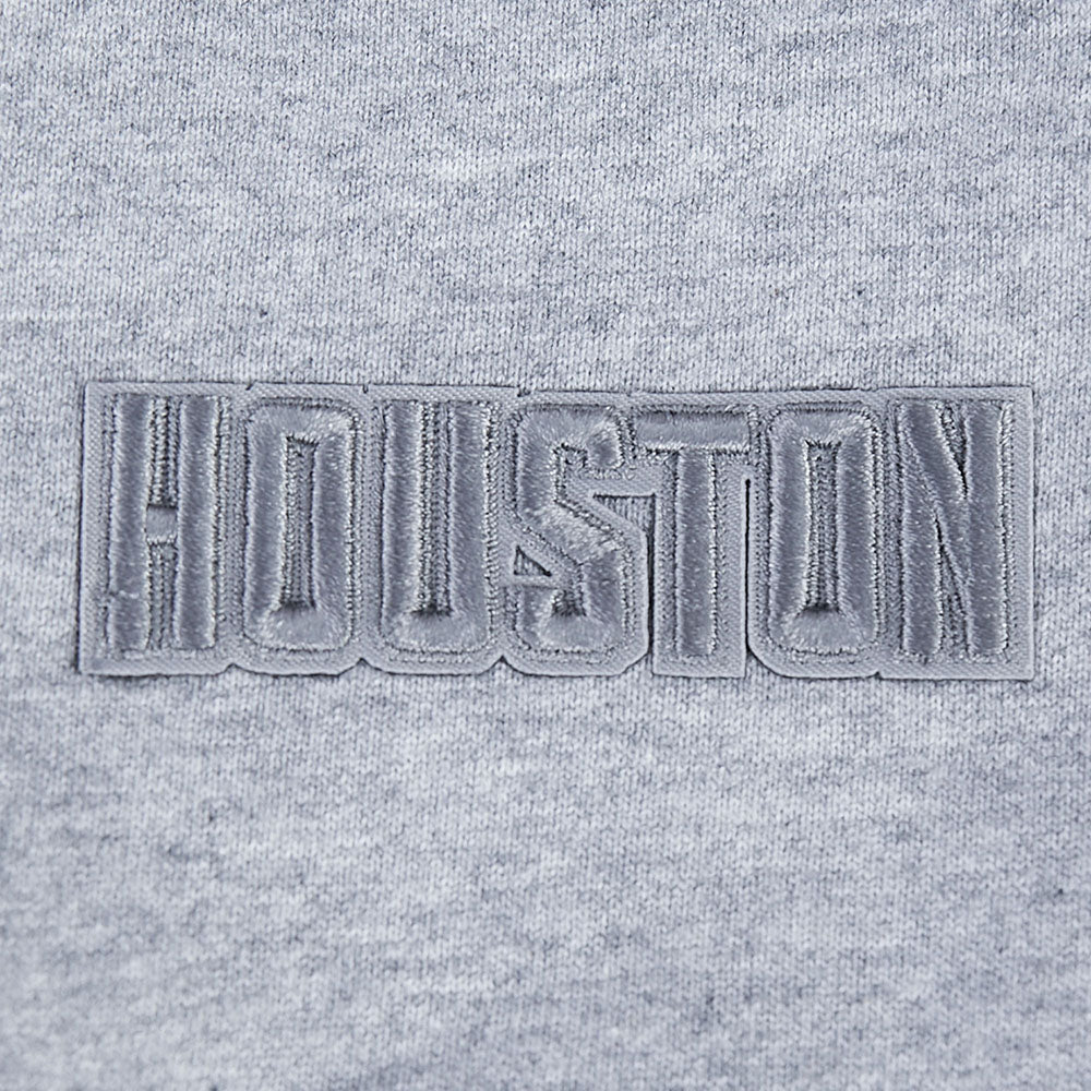 NBA HOUSTON ROCKETS NEUTRAL CHANDAIL À COL ROND POUR FEMME (GRIS CHINÉ FONCÉ)