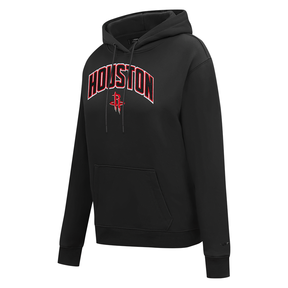 NBA HOUSTON ROCKETS CLASSIC PO HOODIE (BLACK)