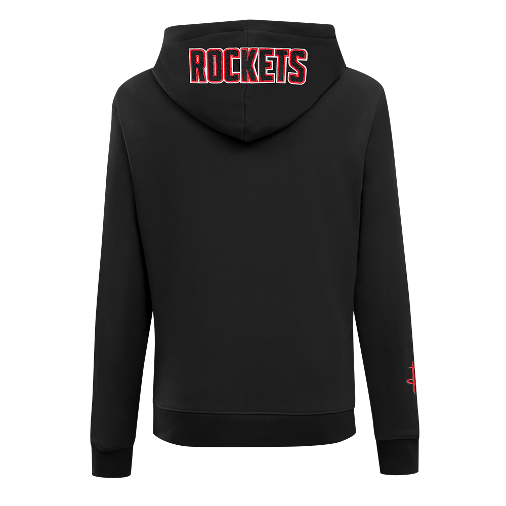 NBA HOUSTON ROCKETS CLASSIC PO HOODIE (BLACK)