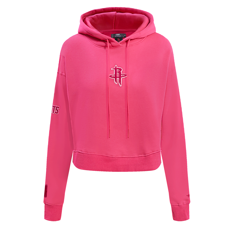 NBA HOUSTON ROCKETS CHANDAIL À CAPUCHON TRIPLE ROSE COURT EN MOLLETON POUR FEMME (VIOLET BETTERAVE)