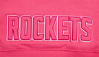 NBA HOUSTON ROCKETS CHANDAIL À CAPUCHON TRIPLE ROSE COURT EN MOLLETON POUR FEMME (VIOLET BETTERAVE)