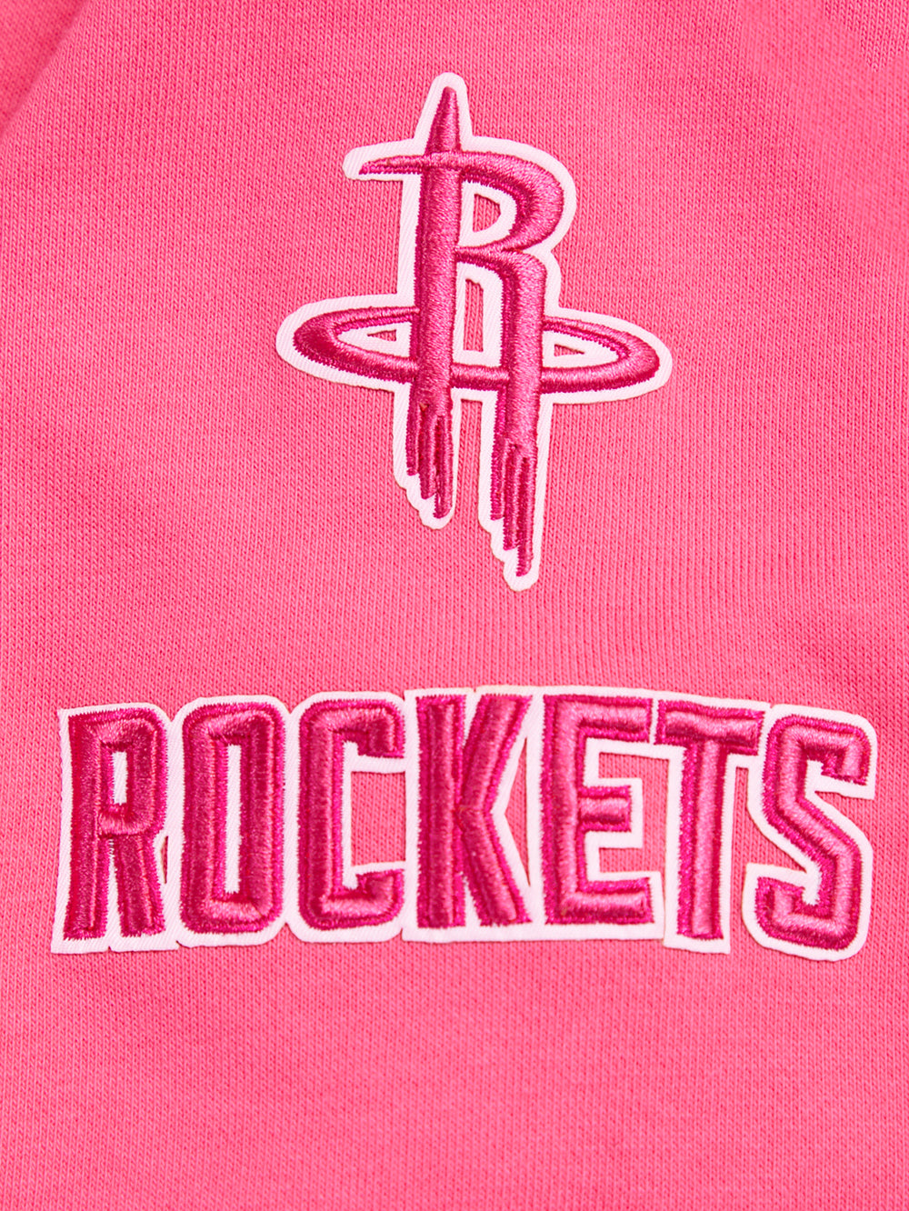 NBA HOUSTON ROCKETS CHANDAIL À CAPUCHON TRIPLE ROSE COURT EN MOLLETON POUR FEMME (VIOLET BETTERAVE)