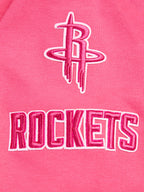 NBA HOUSTON ROCKETS CHANDAIL À CAPUCHON TRIPLE ROSE COURT EN MOLLETON POUR FEMME (VIOLET BETTERAVE)