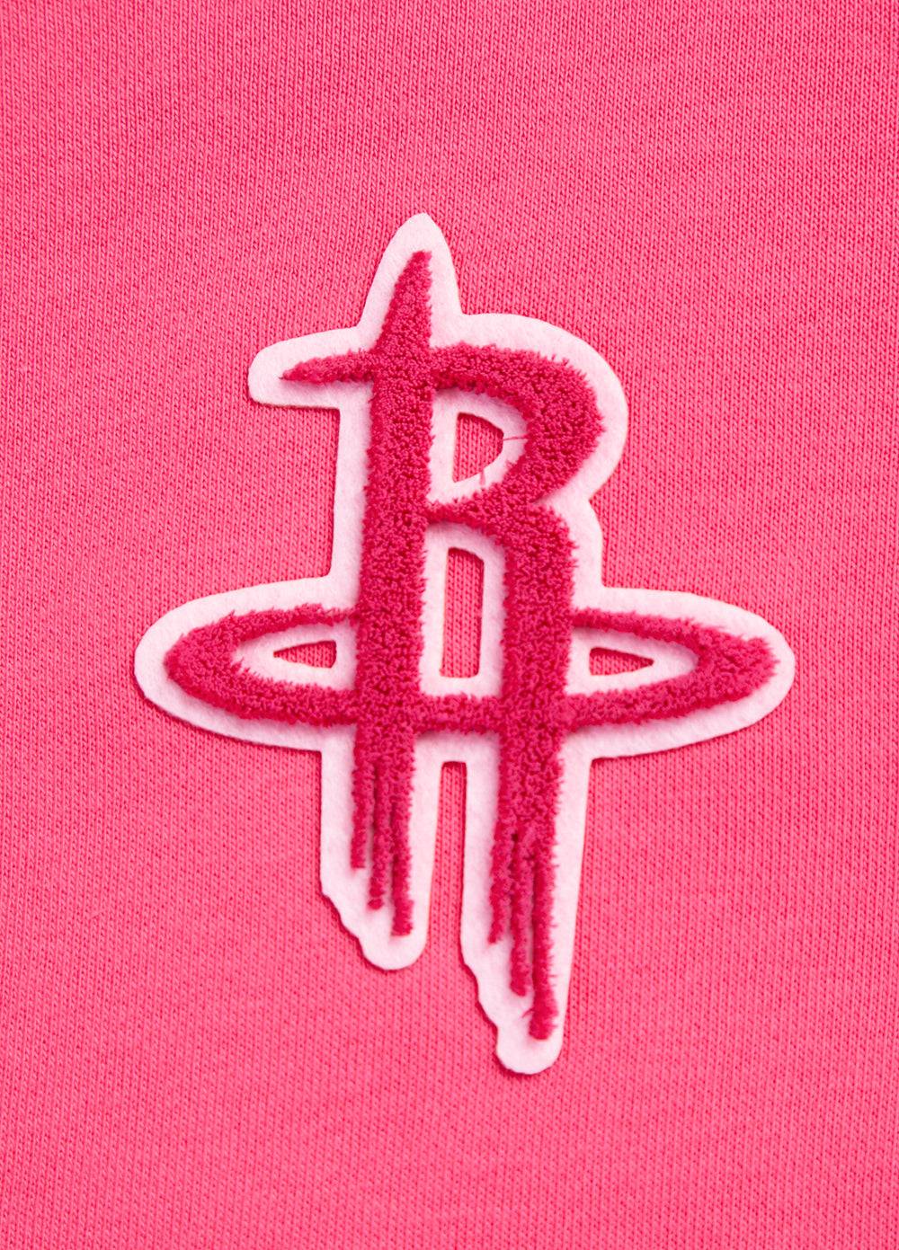 NBA HOUSTON ROCKETS CHANDAIL À CAPUCHON TRIPLE ROSE COURT EN MOLLETON POUR FEMME (VIOLET BETTERAVE)
