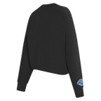 NBA HOUSTON ROCKETS VARSITY BLUES WOMEN'S CREWNECK (BLACK)