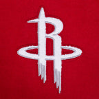 NBA HOUSTON ROCKETS RETRO CLASSIC BLOUSON COLLÉGIAL EN LAINE À BORDS CÔTELÉS POUR FEMME (ROUGE/NOIR)