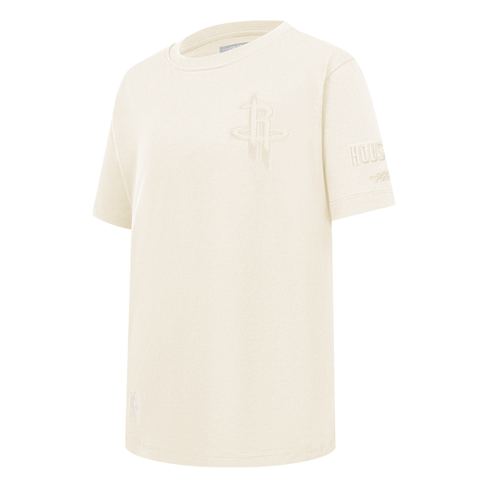NBA HOUSTON ROCKETS NEUTRAL LITTLE BOYS SHORT SLEEVE TEE (EGGSHELL)