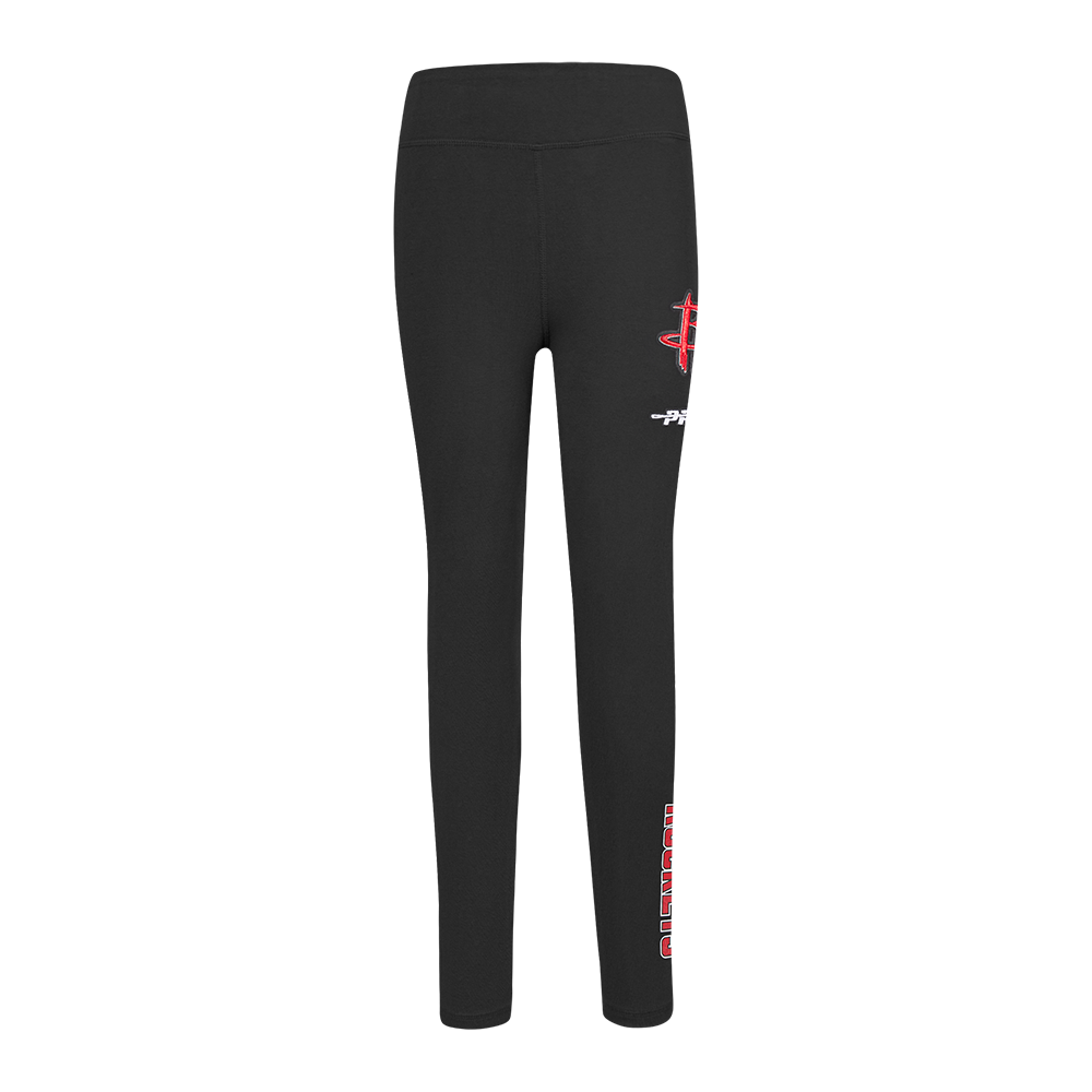 NBA HOUSTON ROCKETS CLASSIC LITTLE GIRL'S LEGGING (BLACK)