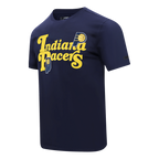 NBA INDIANA PACERS SOUVENIR T-SHIRT EN JERSEY SIMPLE POUR HOMME (MARINE MINUIT)