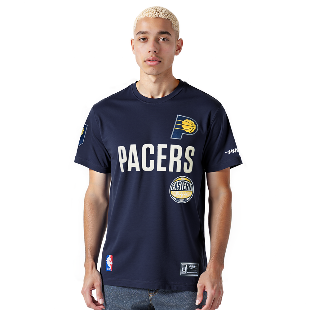 NBA INDIANA PACERS MODERN ORIGINALS MEN'S SJ TEE (MIDNIGHT NAVY)