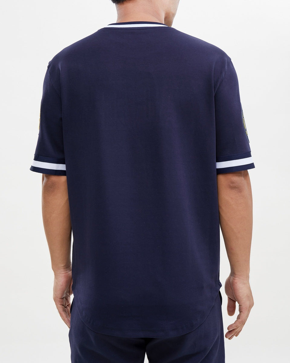 NBA INDIANA PACERS CLASSIC CHENILLE MEN'S TEE (MIDNIGHT NAVY)