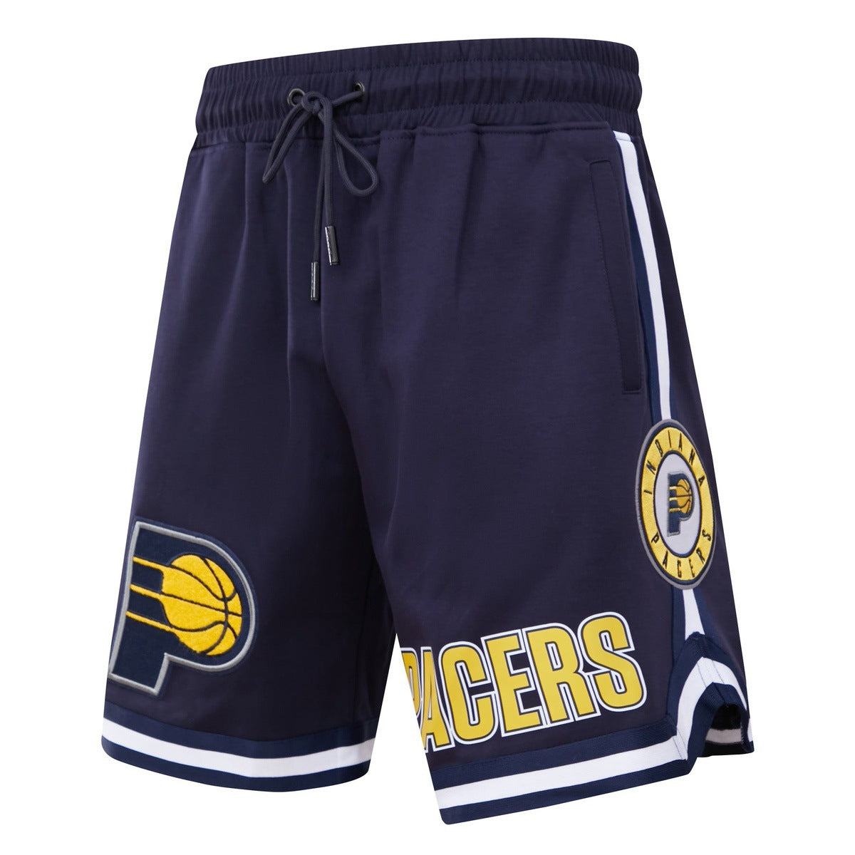 NBA INDIANA PACERS CLASSIC CHENILLE MEN'S SHORT (MIDNIGHT NAVY)