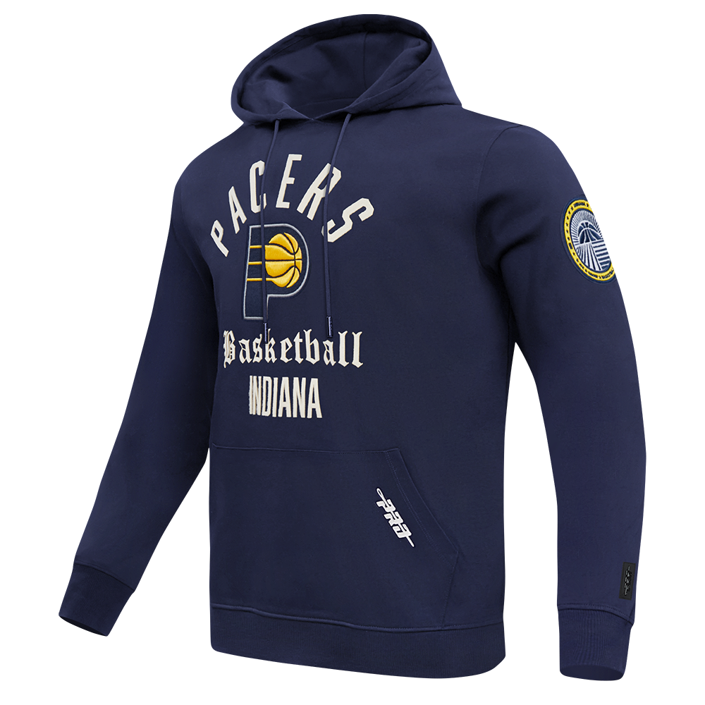 NBA INDIANA PACERS MODERN ORIGINALS CHANDAIL À CAPUCHON EN MOLLETON POUR HOMME (MARINE MINUIT)