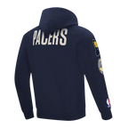 NBA INDIANA PACERS MODERN ORIGINALS CHANDAIL À CAPUCHON EN MOLLETON POUR HOMME (MARINE MINUIT)