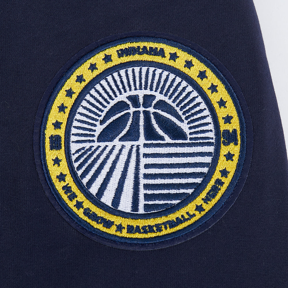 NBA INDIANA PACERS MODERN ORIGINALS CHANDAIL À CAPUCHON EN MOLLETON POUR HOMME (MARINE MINUIT)