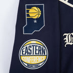 NBA INDIANA PACERS MODERN ORIGINALS CHANDAIL À CAPUCHON EN MOLLETON POUR HOMME (MARINE MINUIT)