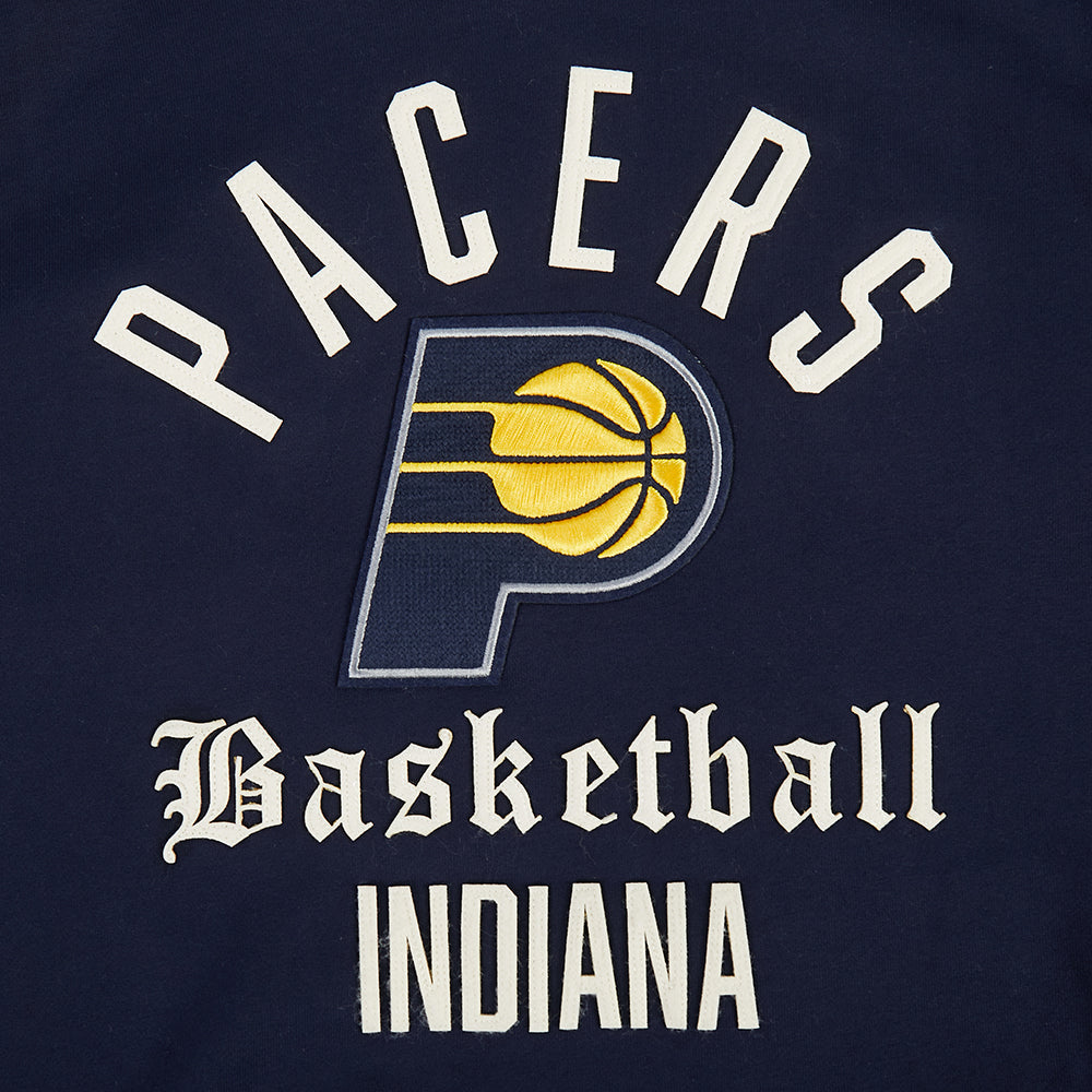 NBA INDIANA PACERS MODERN ORIGINALS CHANDAIL À CAPUCHON EN MOLLETON POUR HOMME (MARINE MINUIT)