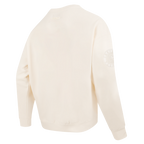 NBA INDIANA PACERS NEUTRAL MEN'S  DROP SHOULDER FLC CREWNECK (EGGSHELL)